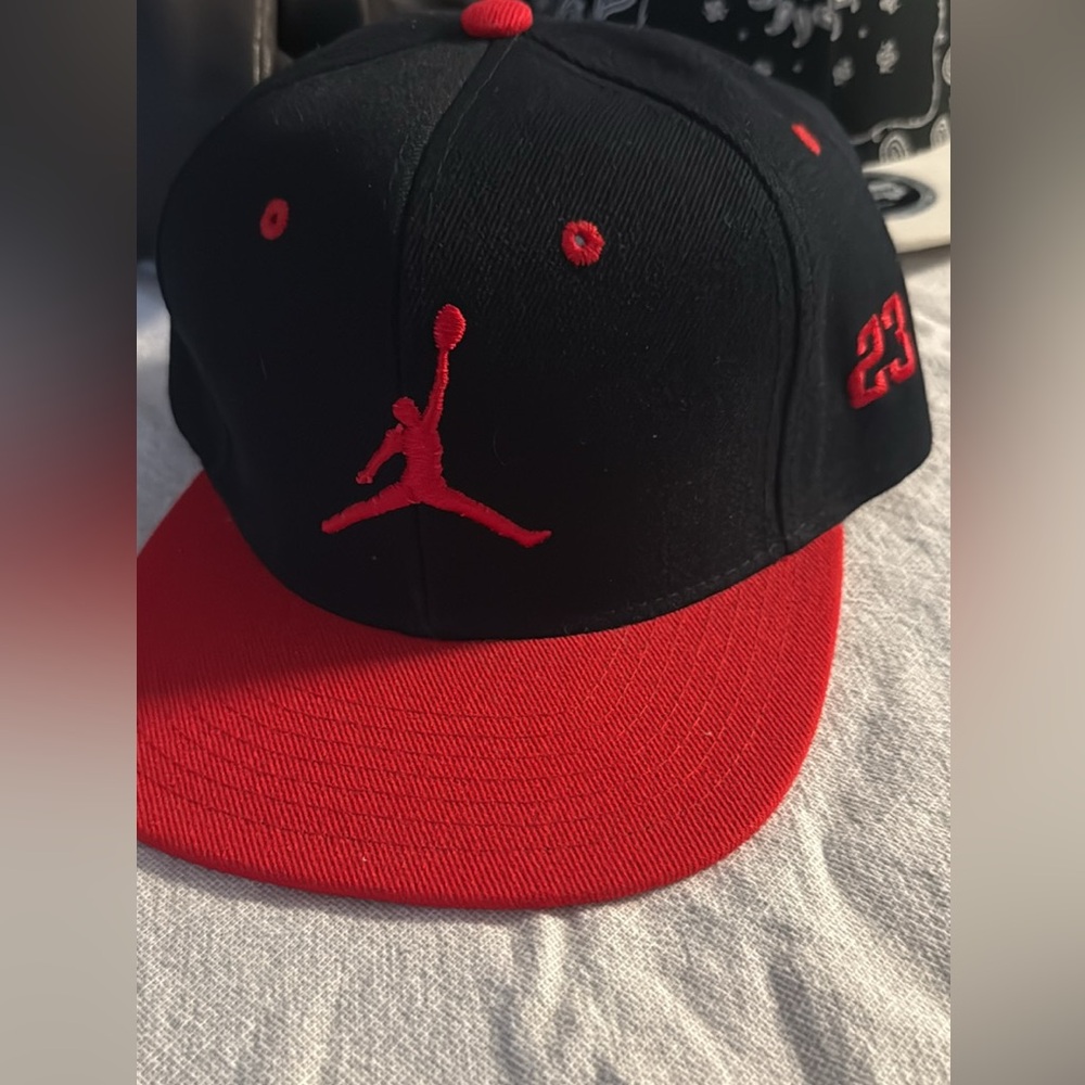Jordan Black/Red SnapBack hat
